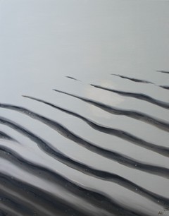 Öl auf Leinwand : Meeresboden , 40 cm x 50 cm . Verkauft .
