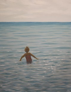 Öl auf Leinwand : Da ist doch was , 50 cm x 40 cm , verkauft .
