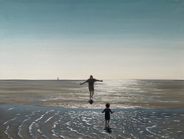 Öl auf Leinwand : Halt mich fest und lass mich laufen , 60 cm x 80 cm , Preis auf Anfrage .