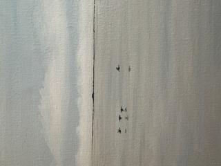 Öl auf Leinwand : Kurz vor der Landung , 30 x 23 cm ,  verkauft .